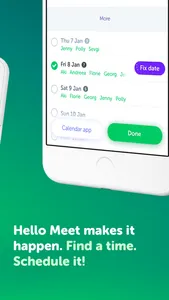 HelloMeet: Group Scheduling screenshot 2