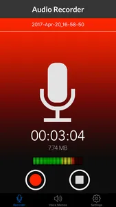 Voice Recorder & Audio Memo + screenshot 0