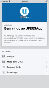 UFERSApp screenshot 1