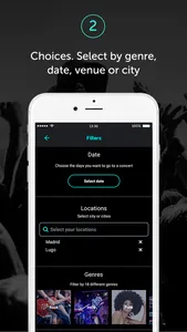 Wegow: Concerts & Festivals screenshot 1