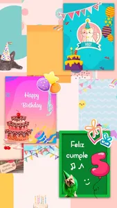 Happy birthday greetings cards screenshot 0