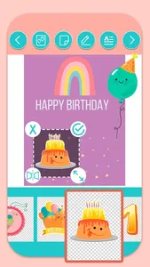 Happy birthday greetings cards screenshot 1