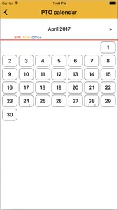 PTOManager screenshot 1