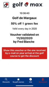 Golfomax – Discounts golf screenshot 3