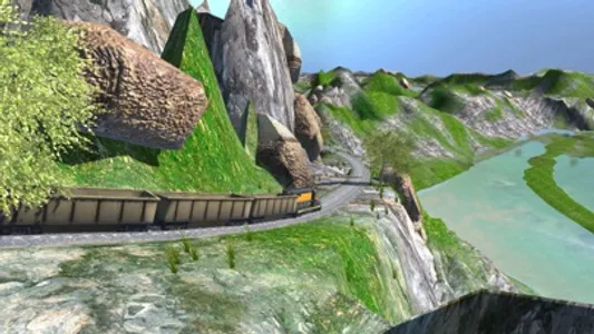 3D Euro Train Drive Simulator screenshot 1