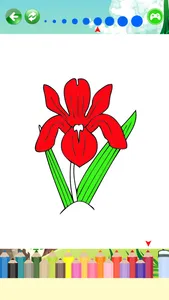 Beautiful Flowers Coloring Pages For Kids screenshot 1