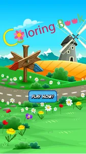 Beautiful Flowers Coloring Pages For Kids screenshot 3