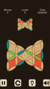 Hard Wood Puzzle. Triangle screenshot 1