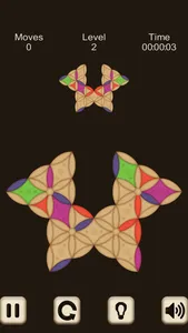 Hard Wood Puzzle. Triangle screenshot 2