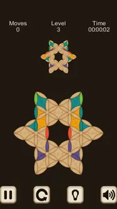 Hard Wood Puzzle. Triangle screenshot 3