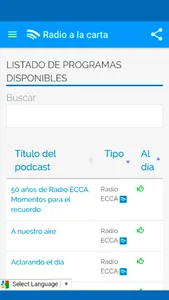 Radio ECCA screenshot 3