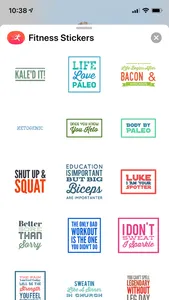 Fitness & Health Sticker Pack screenshot 1