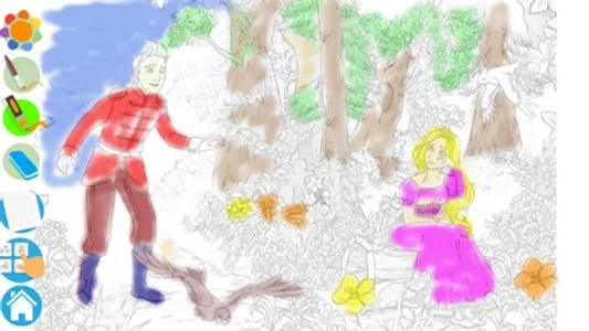 Princess Puzzles and Painting screenshot 2