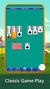 Golf Solitaire Classic. screenshot 1