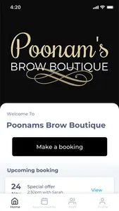 Poonams Brow Boutique screenshot 0