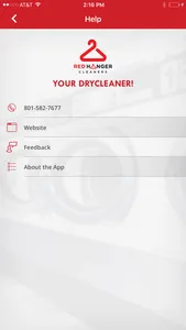 Red Hanger Cleaners screenshot 4