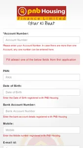 PNB Housing Customer Portal screenshot 1