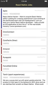 React Native Jobs screenshot 0