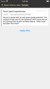 React Native Jobs screenshot 1