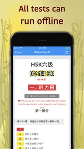 HSK-6 online test / HSK exam screenshot 1