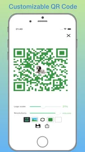 Green QR & Barcode Scanner screenshot 2