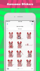 Mousy! stickers by Moe Lwin Htaik screenshot 0
