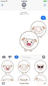 Cloudy Sheep Stickers screenshot 0