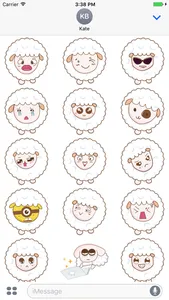 Cloudy Sheep Stickers screenshot 2