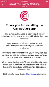 Callmy Alert screenshot 1