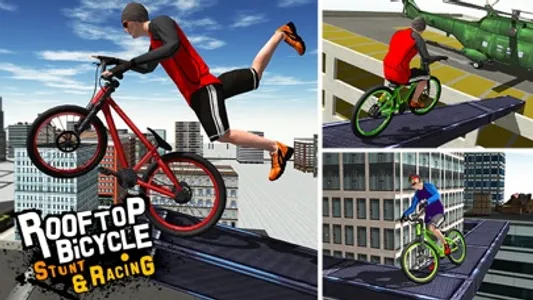 Rooftop Bicycle Simulator 2023 screenshot 0