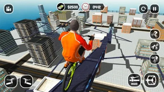 Rooftop Bicycle Simulator 2023 screenshot 3