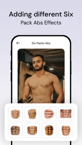 Six Packs Abs Photo Editor screenshot 3