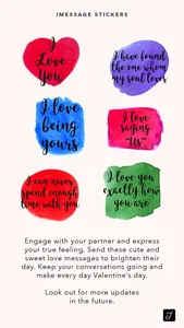 Watercolor Love Messages screenshot 0