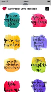 Watercolor Love Messages screenshot 5