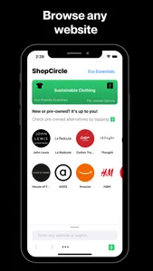 ShopCircle Fashion Browser screenshot 2