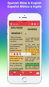 Spanish Bible Español Audio screenshot 1