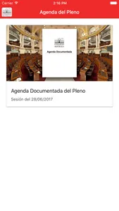 Agenda Documentada del Pleno screenshot 0