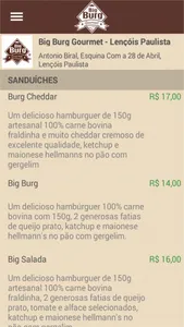 Big Burg Gourmet screenshot 1