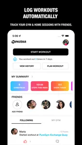 Gymstar:  My Gym Buddy screenshot 1