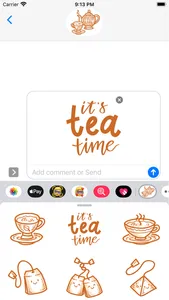 Tea time! Stickers screenshot 2