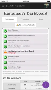 Arhatic Yoga Journal screenshot 0