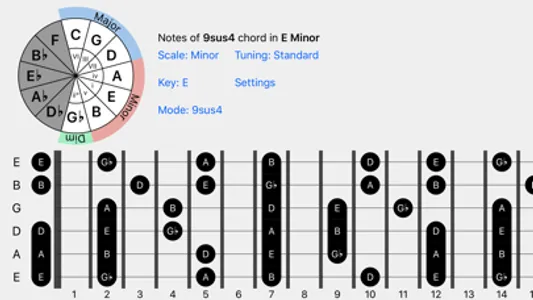 FretBud - Chord & Scales for Guitar, Bass and More screenshot 3