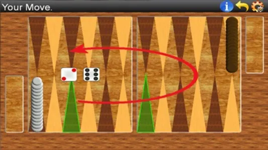 Backgammon Lite screenshot 1