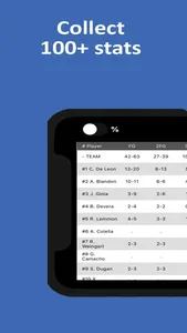 Basketball Scorebook + Stats screenshot 0