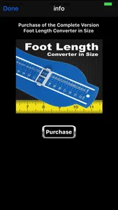 Foot Length Converter in Size Lite screenshot 1