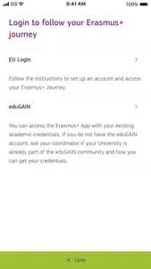 Erasmus+ screenshot 1