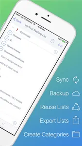Packing List Checklist screenshot 1