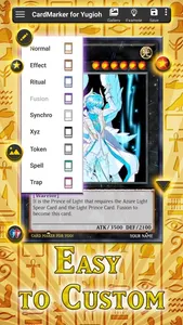 Card Maker Creator for YugiOh screenshot 1