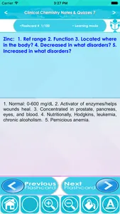Clinical Chemistry Exam Review screenshot 2