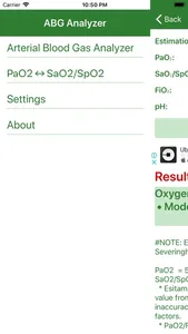 Arterial Blood Gas (Lite) screenshot 3